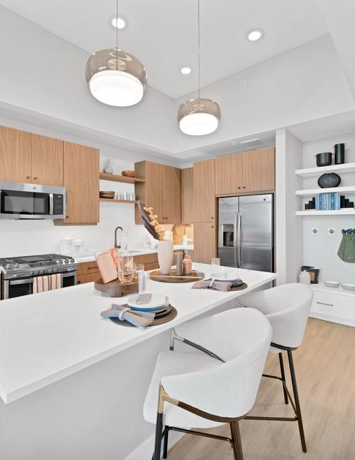 Bowen luxury model kitchen in River Oaks